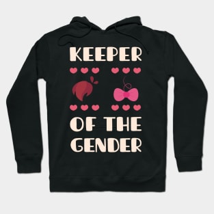 keeper of the gender reveal baby announcement party Hoodie